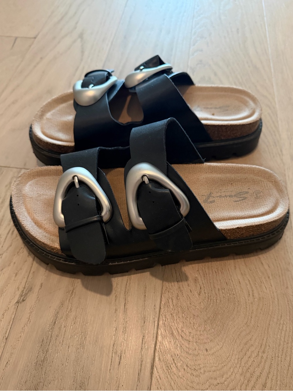 Carissa Buckle Slide Sandal